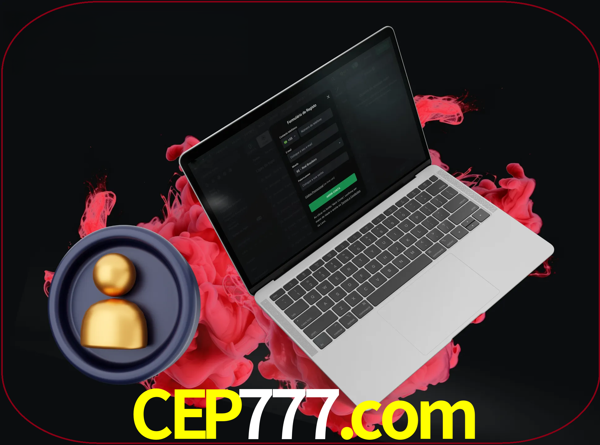 No cabeçalho do site cep777, clique no botão que o levará a um formulário especial onde terá de introduzir as suas informações actuais.