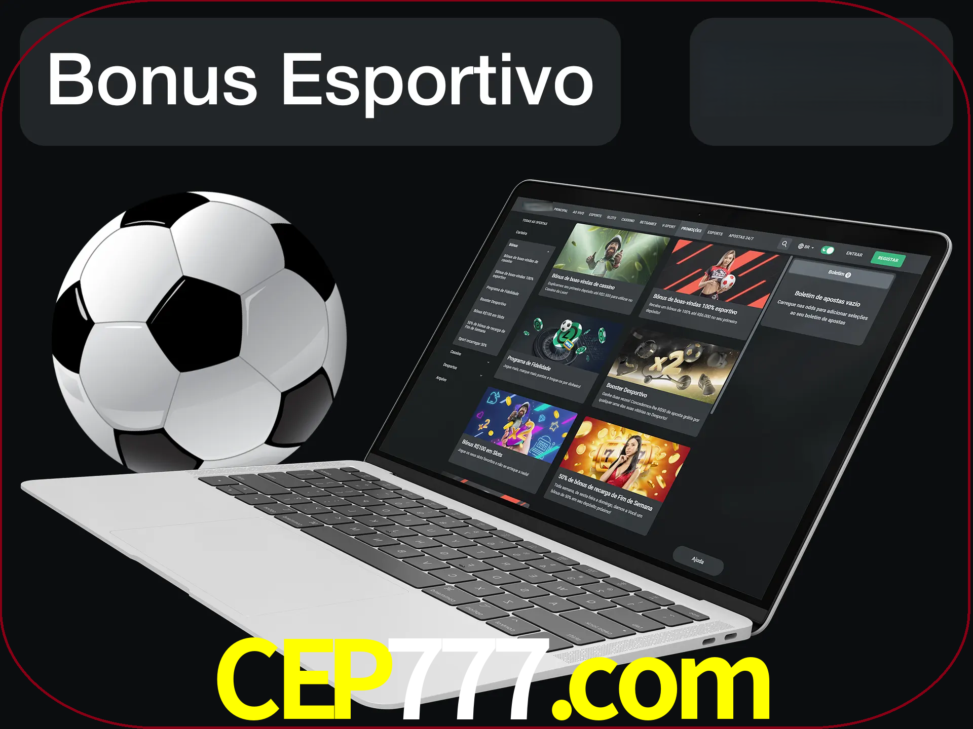Antes de começar a apostar, use o bônus esportivo.